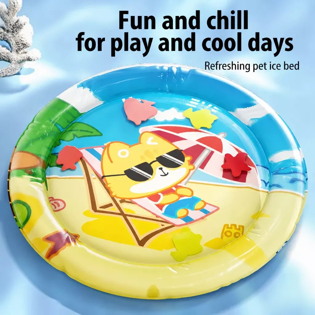 Water-Filled Pet Bed Mat