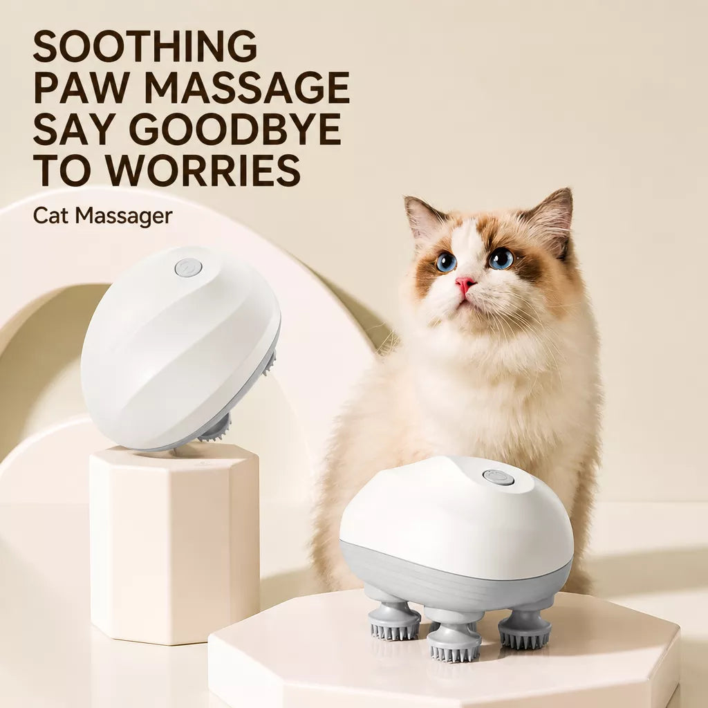 Low-Noise Electric Cat Chin Massager