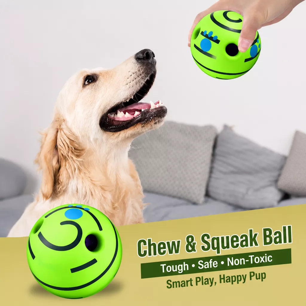 Squeaky Vinyl Ball Toy for Dogs