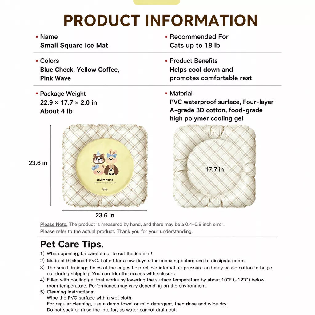 Waterproof Nylon Pet Bed Mat