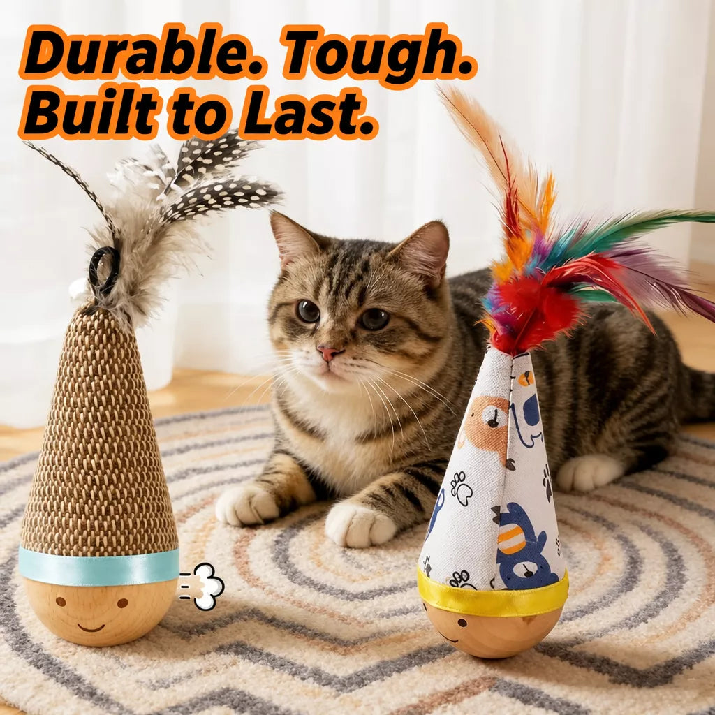 Wobble Dog & Cat Toy for Indoor Play