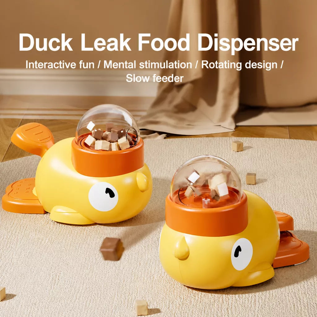 Duck Treat Dispenser Toy for Cats and Dogs