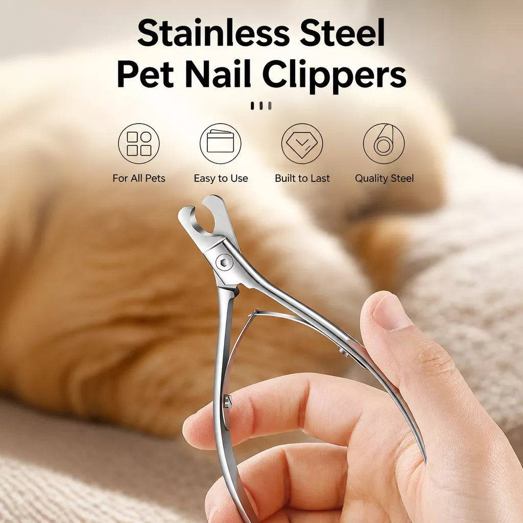 Stainless Steel Cat Nail Clippers