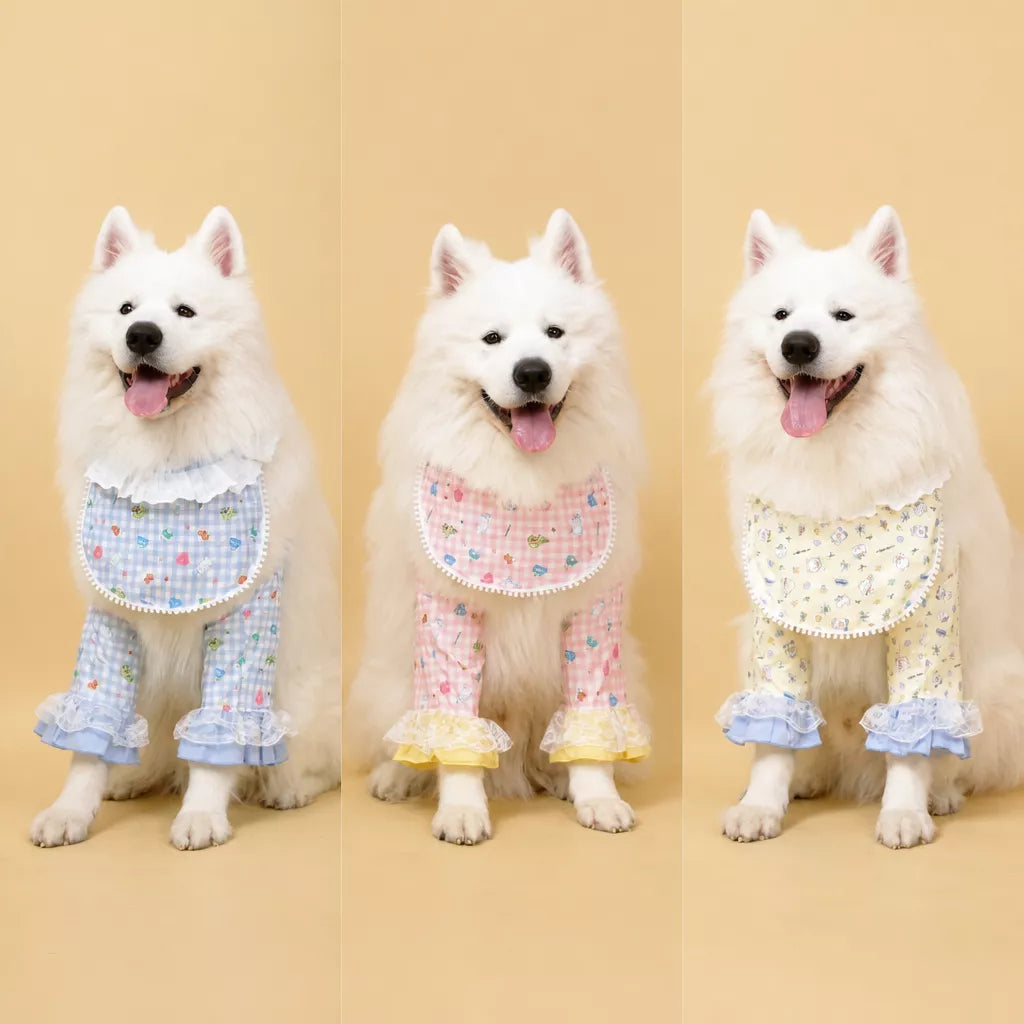 Dog Bib with Elbow Sleeves for Medium and Large Dogs