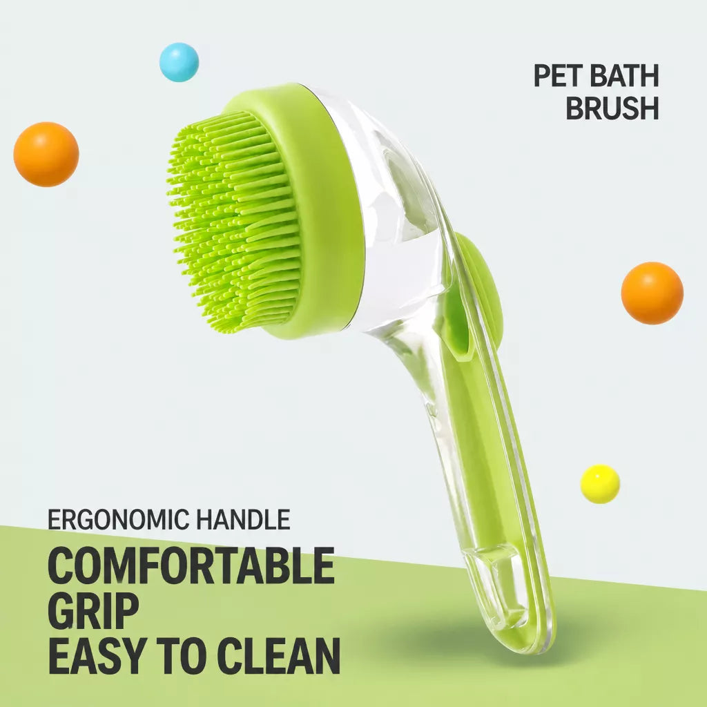 Pet Bath Brush for Dogs and Cats