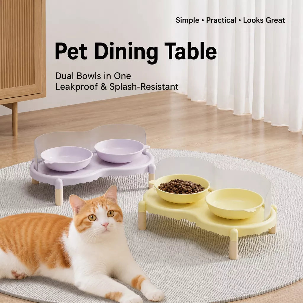 Elevated Pet Bowl Stand for Cats and Dogs
