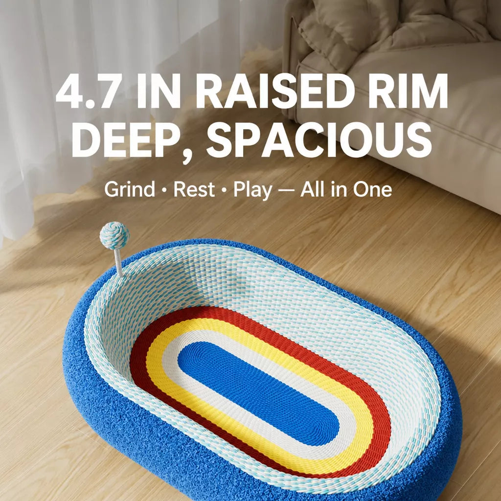 Cat Scratcher Bed with Sisal Mat
