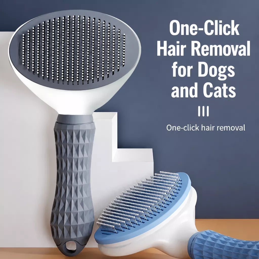 Self-Cleaning Pin Brush for Dogs & Cats