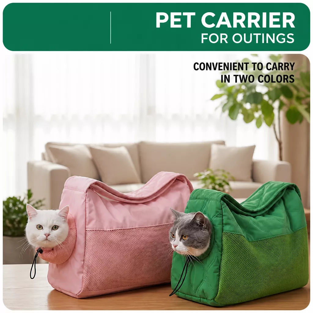 Double-Sided Mesh Pet Carrier Bag