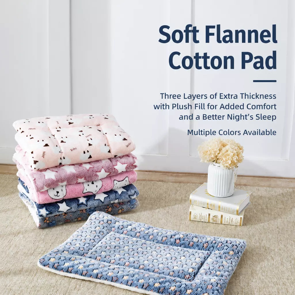 All-Season Three-Layer Pet Bed Mat for Dogs and Cats