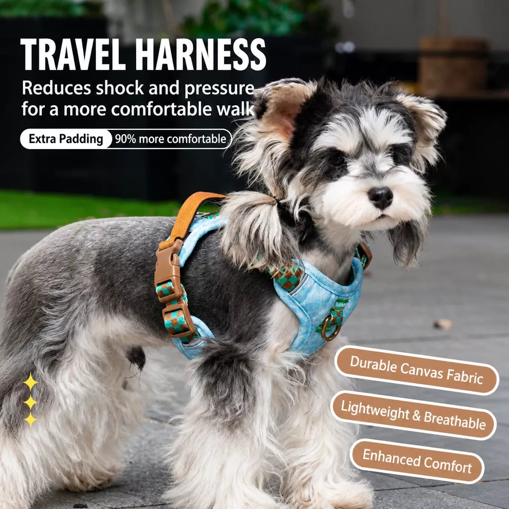 Adjustable Polyester Dog Vest Harness and Leash