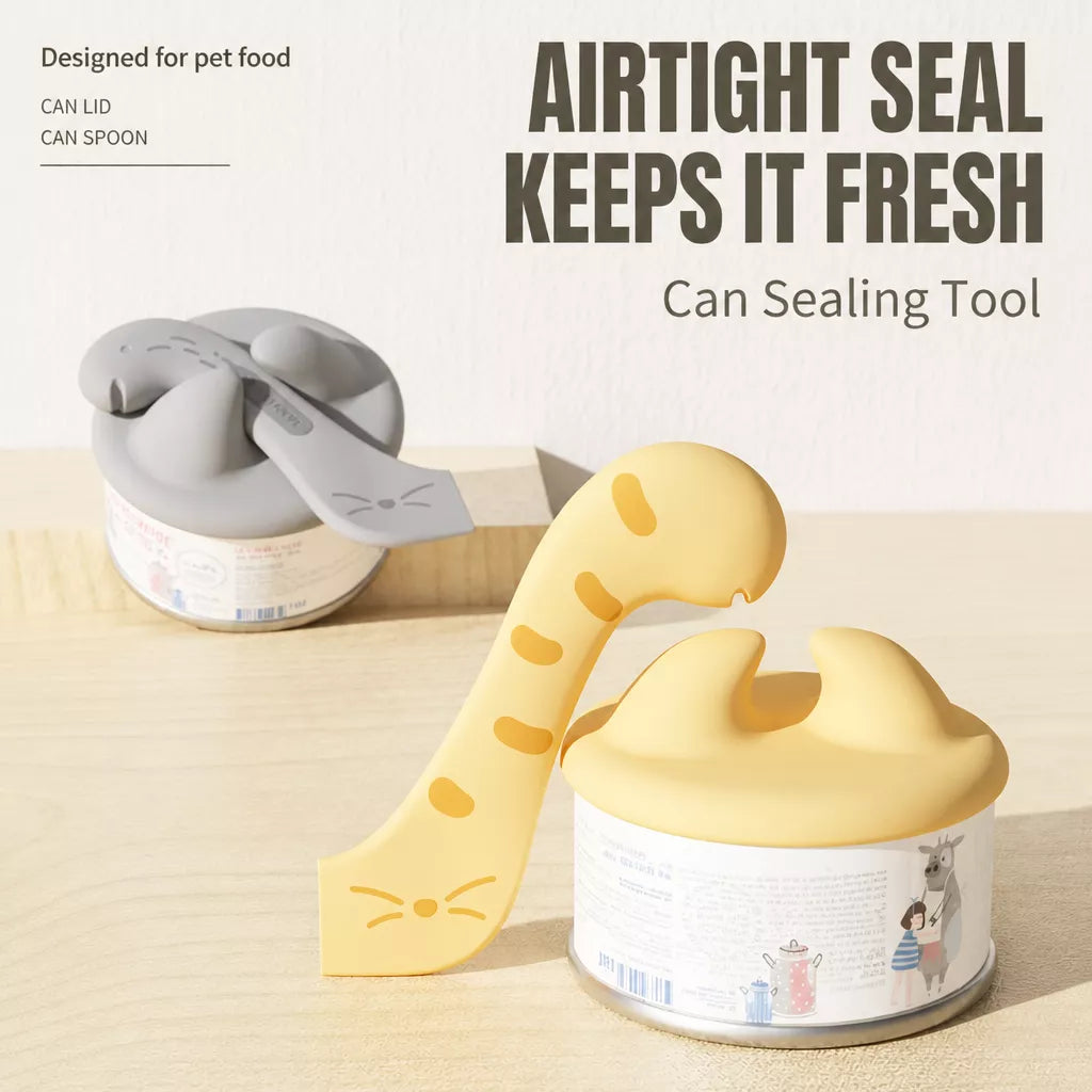 Pet Food Can Lids and Spoons