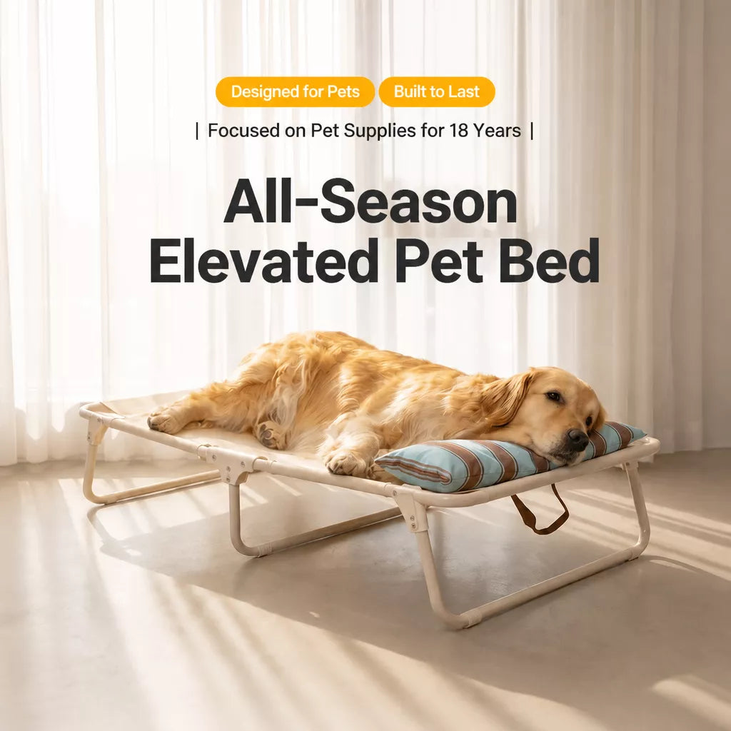 Elevated Waterproof Dog Bed