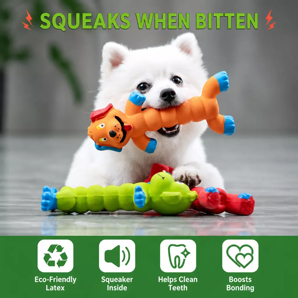 Latex Squeaky Dog Toy for Small and Medium Dogs