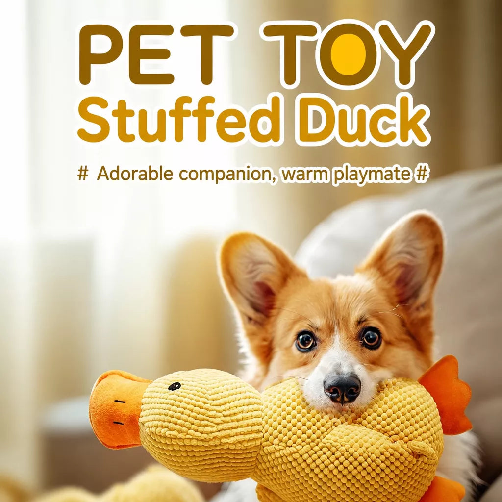 Plush Dog Toys with Squeakers and Crinkle Paper