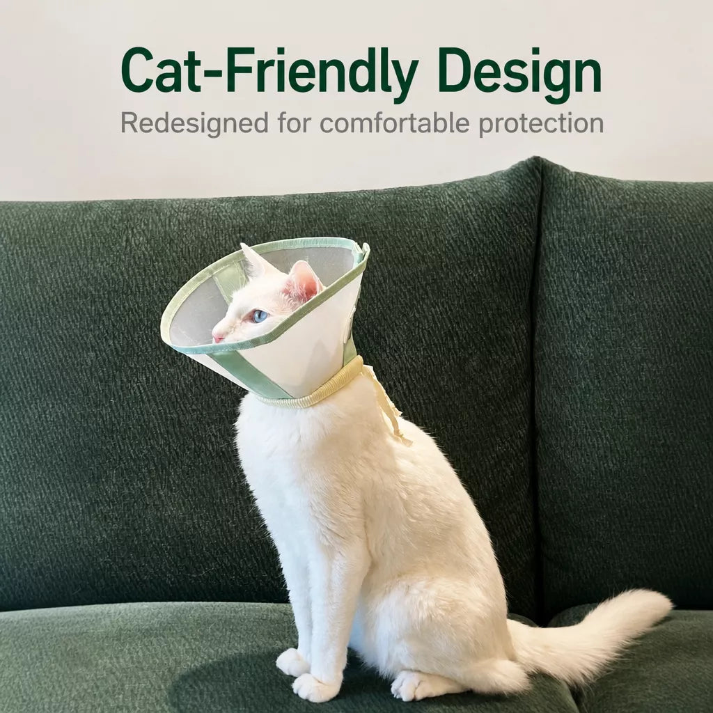 Lightweight Plastic Recovery Cone for Dogs and Cats