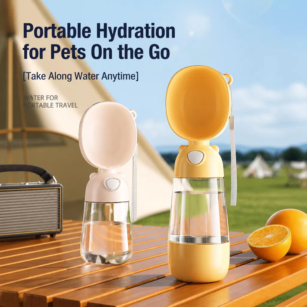 Portable Dog Water Bottle for Walks and Outdoor Adventures
