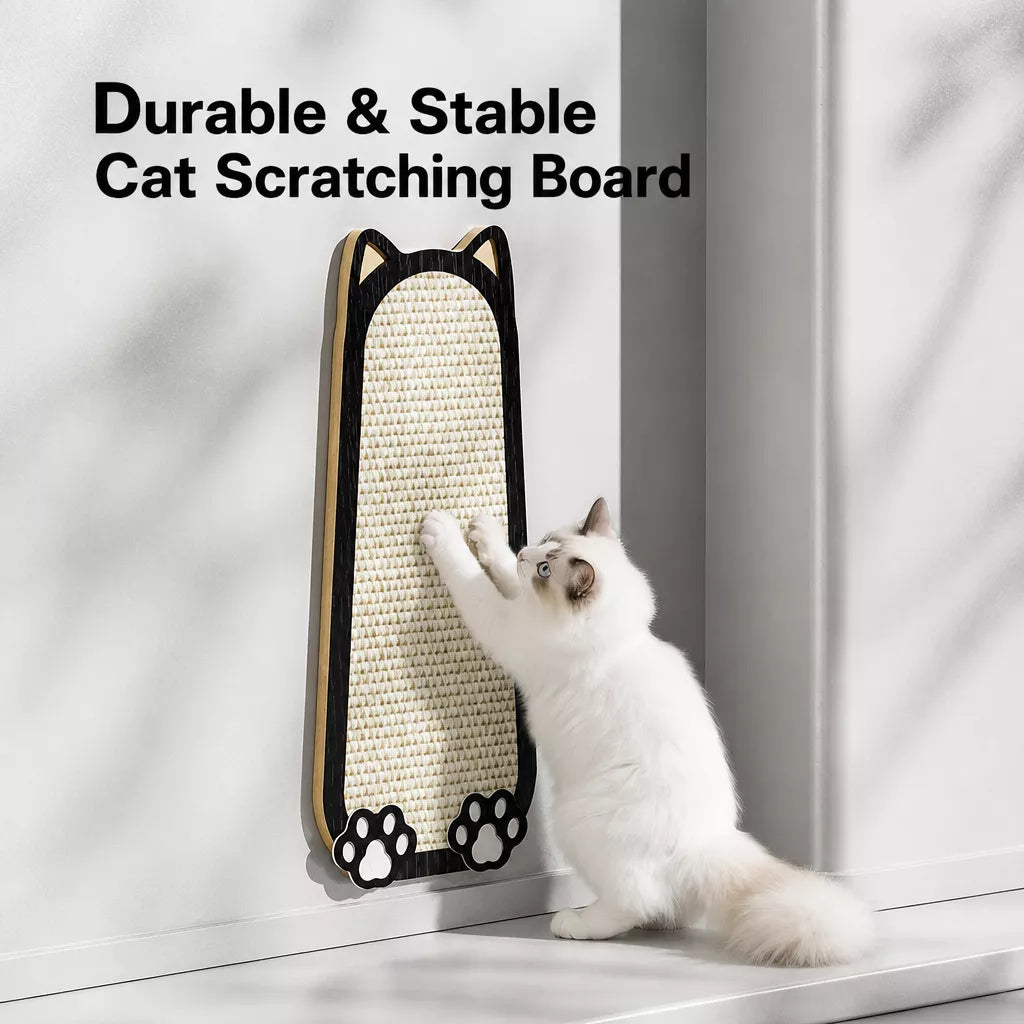 Sisal Cat Scratcher with Wall-Mounted or Floor-Standing Design