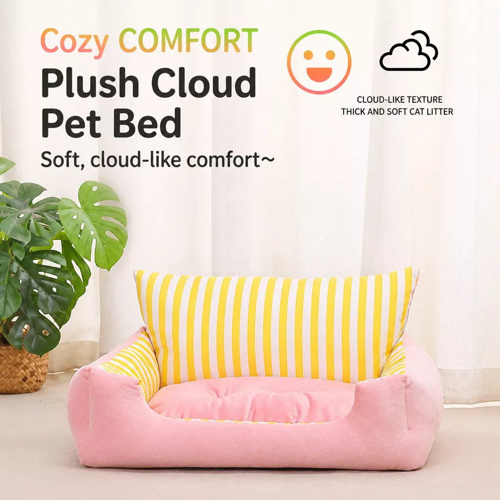 Pet Bed for Cats and Small Dogs
