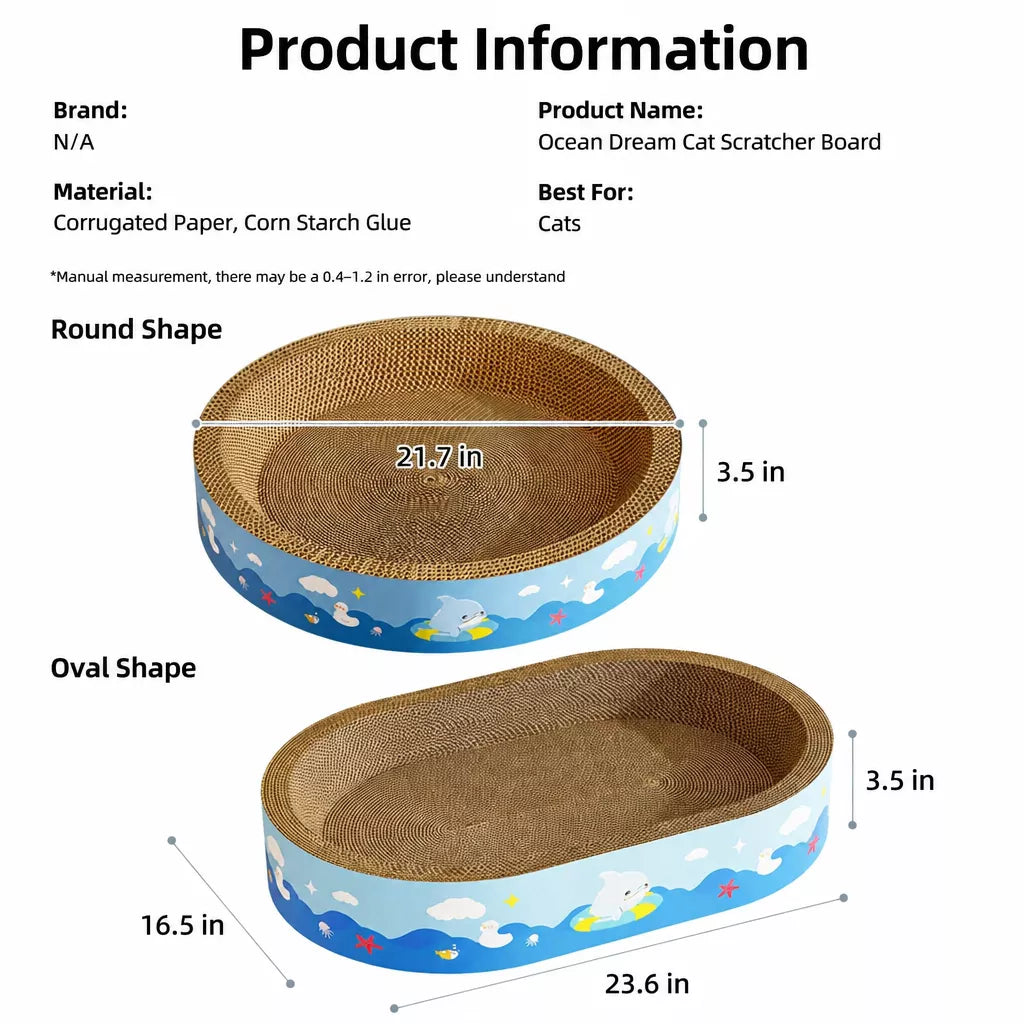 Kraft Paper Cat Scratcher Lounge