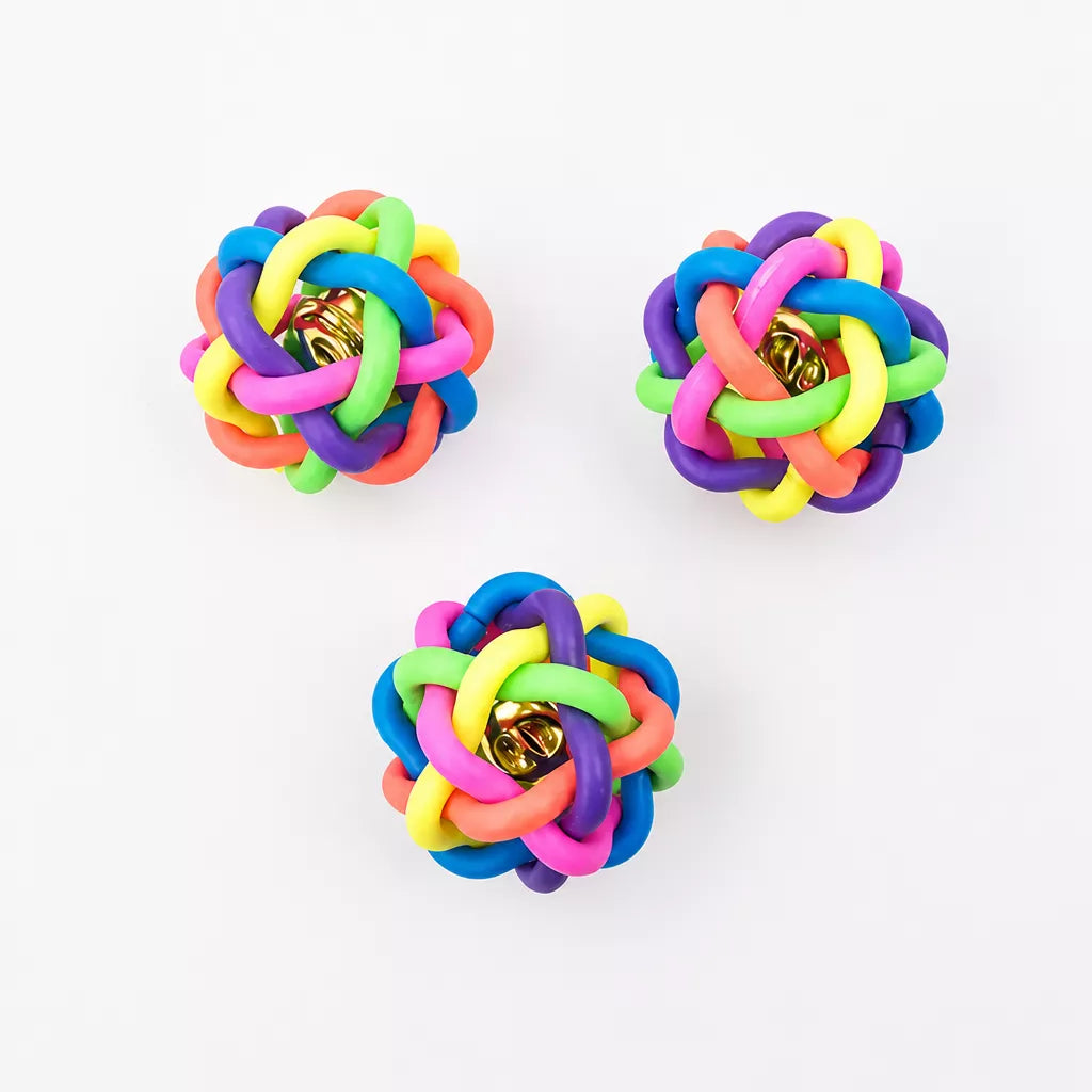 Squeaky Rope Ball Toy for Cats and Dogs