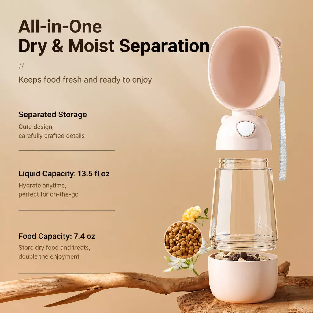 Portable Dog Water Bottle for Walks and Outdoor Adventures