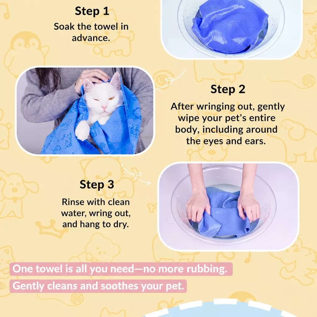 Absorbent Suede Pet Drying Towel for Dogs and Cats