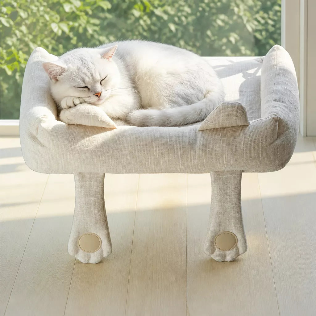 Window-Mounted Cat Hammock with Suction Cups