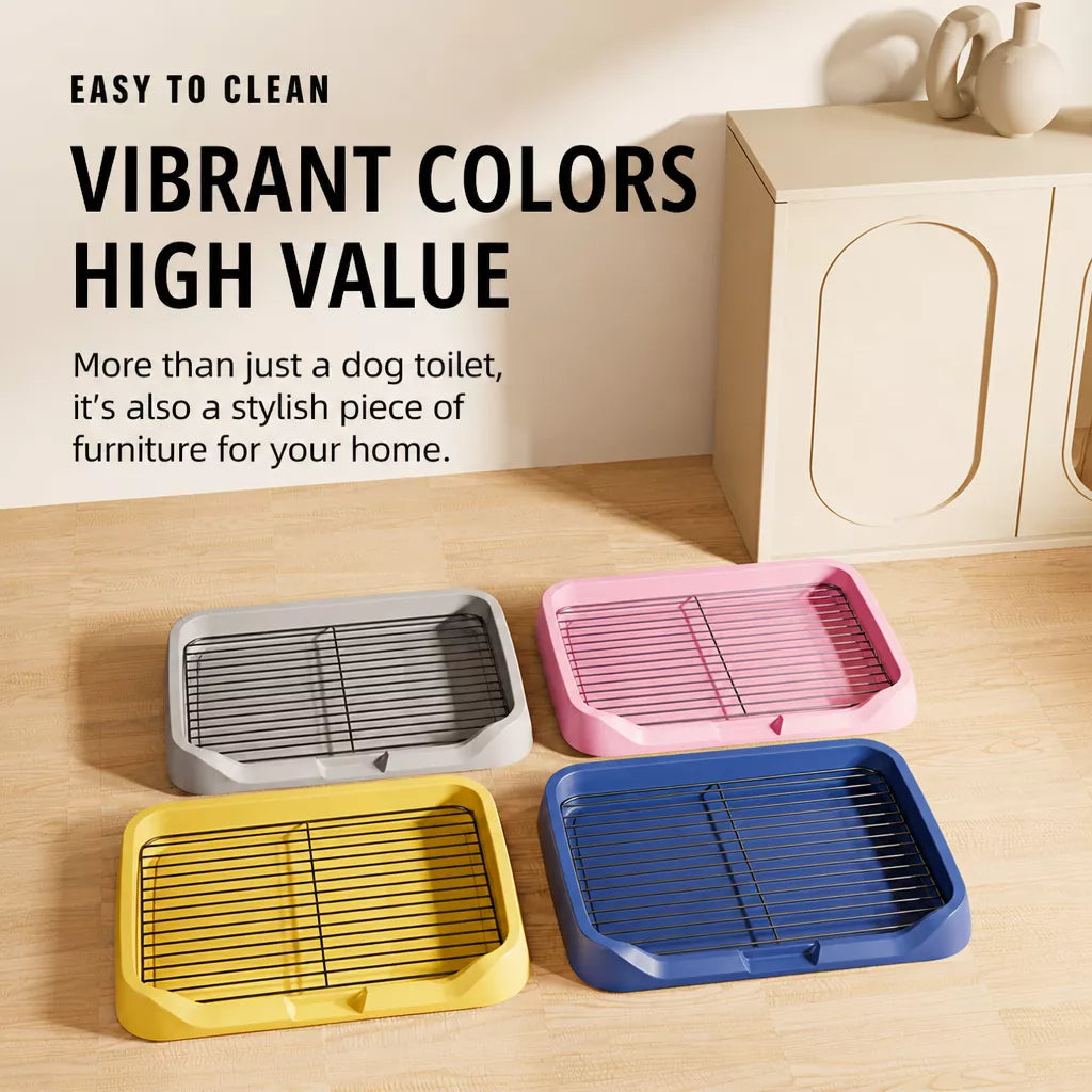 Dog Toilet Training Tray with Steel Frame
