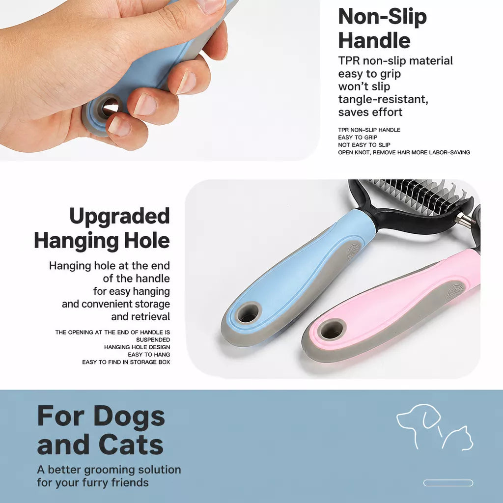 Pet Detangling Brush for Dogs and Cats