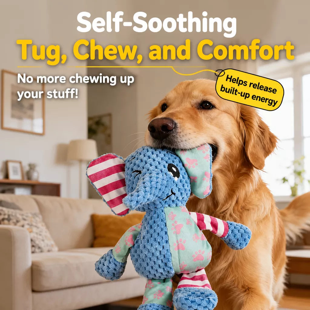 Plush Squeaky Pet Toy for Dogs and Cats – Assorted Animal Designs