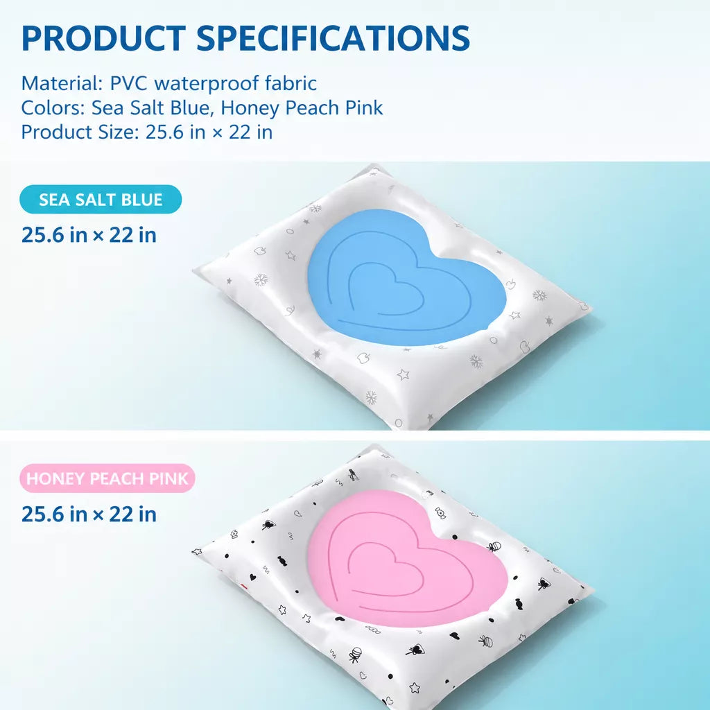 Gel Pet Mat for Small Dogs and Cats – 25.6 x 22 in