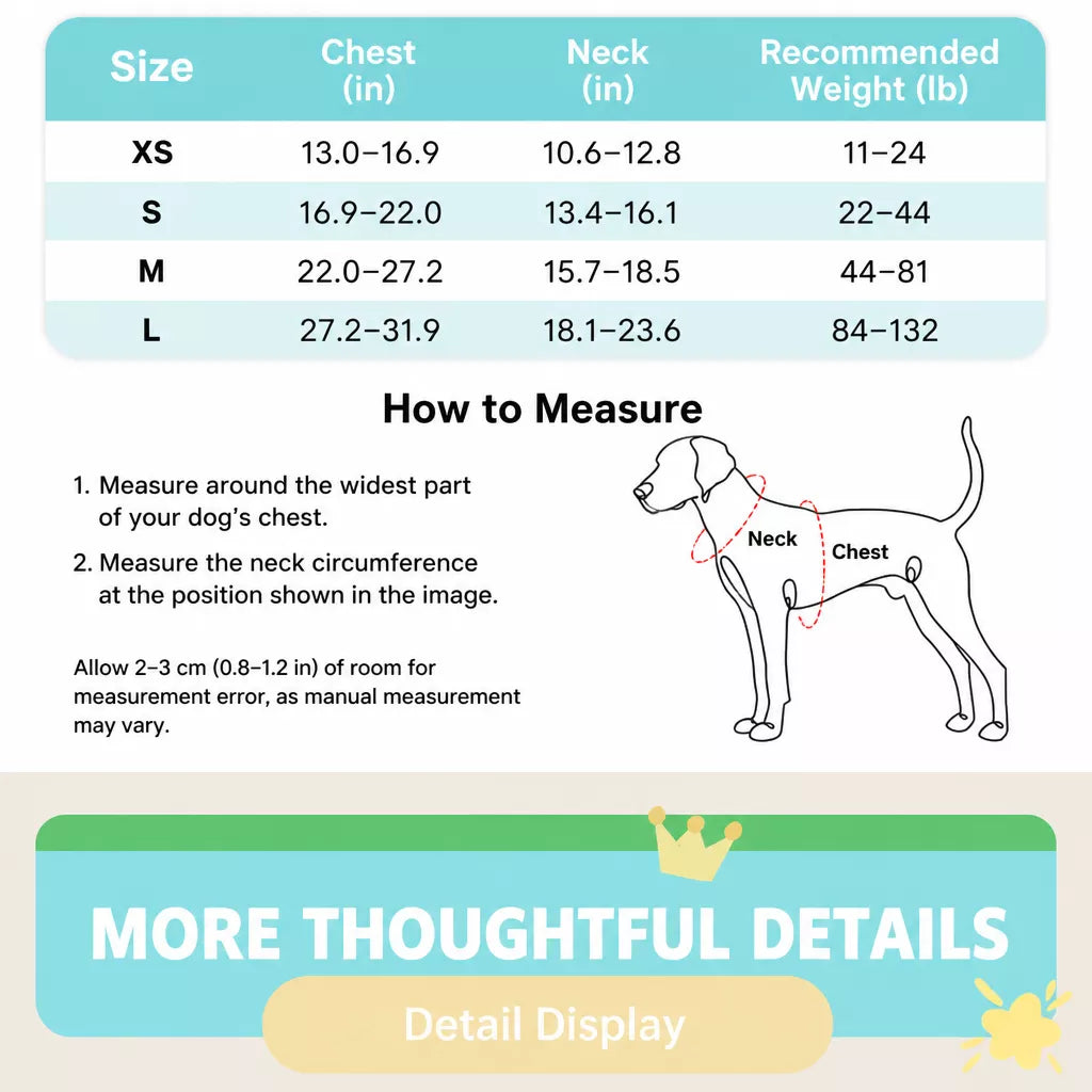 Adjustable Polyester Dog Vest Harness and Leash