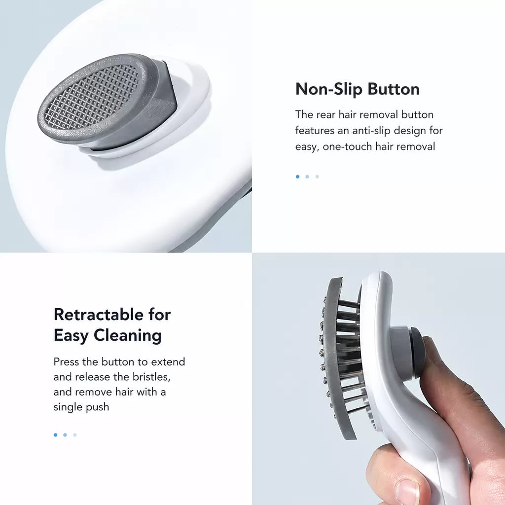 Self-Cleaning Pin Brush for Dogs & Cats