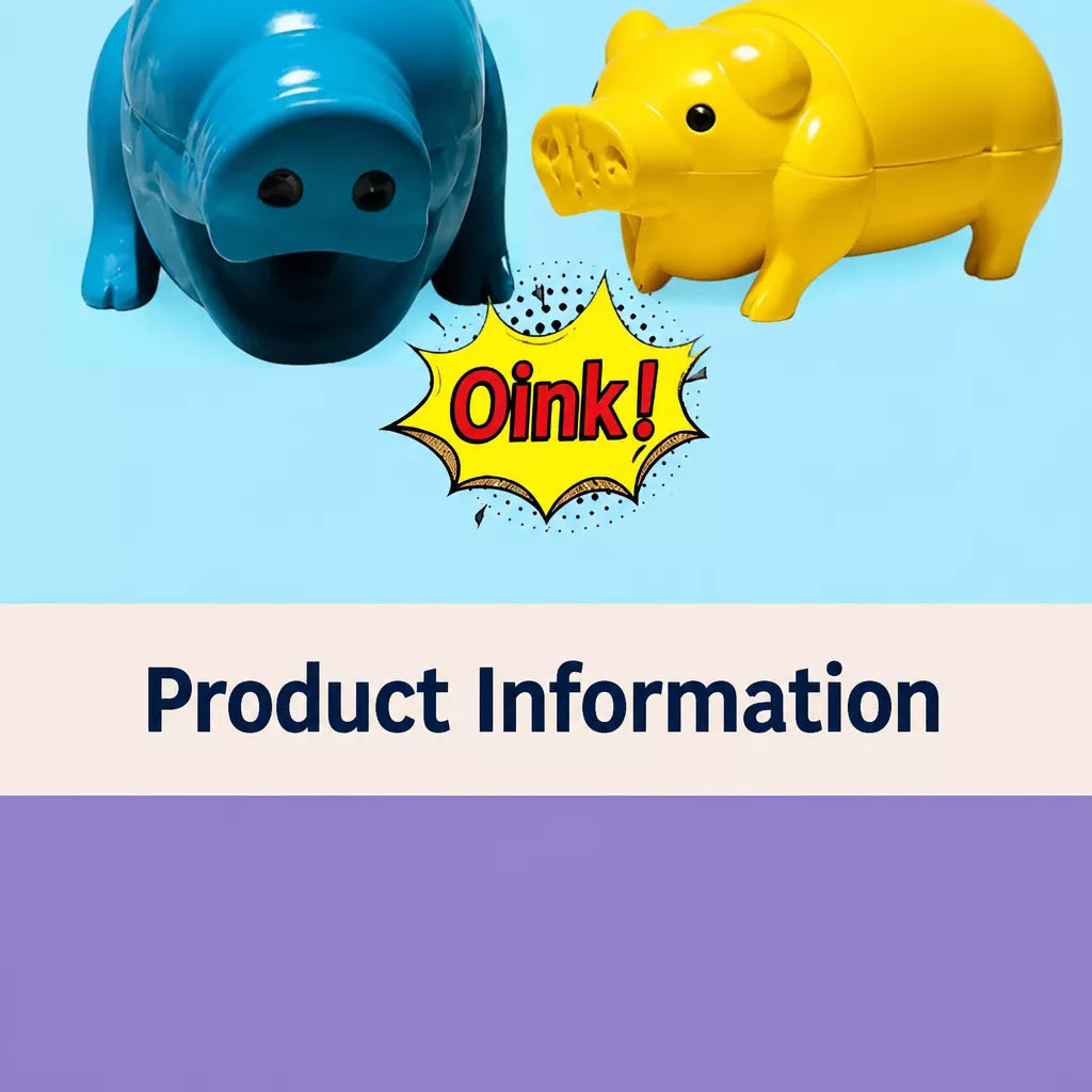Pig-Shaped Squeaky Dog Toy for Interactive Play