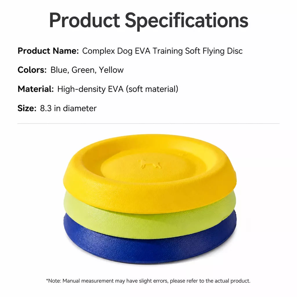 Floating Dog Frisbee Toy for Interactive Outdoor Play