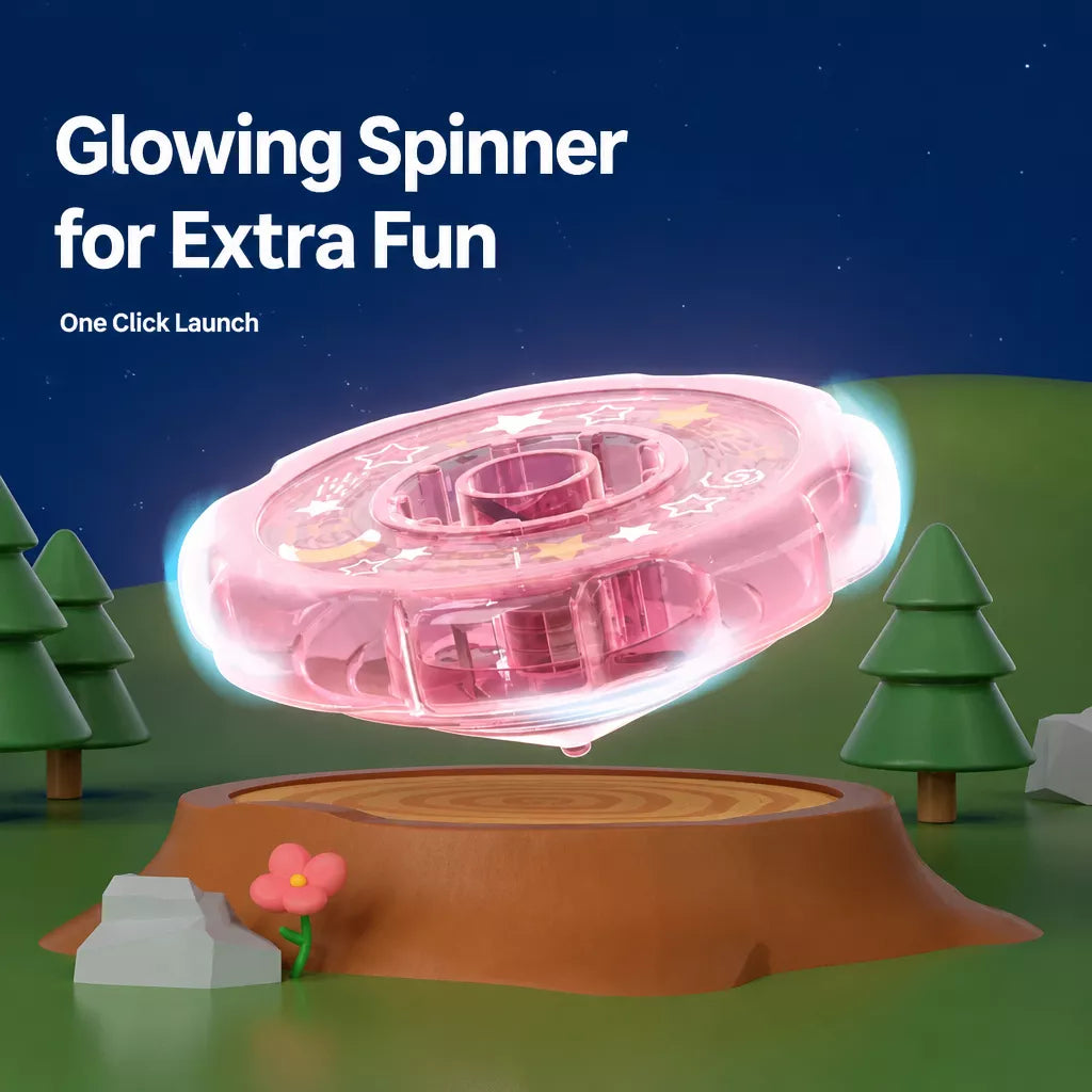 Interactive Cat Teaser Wand Toy with Flying Disc Launcher