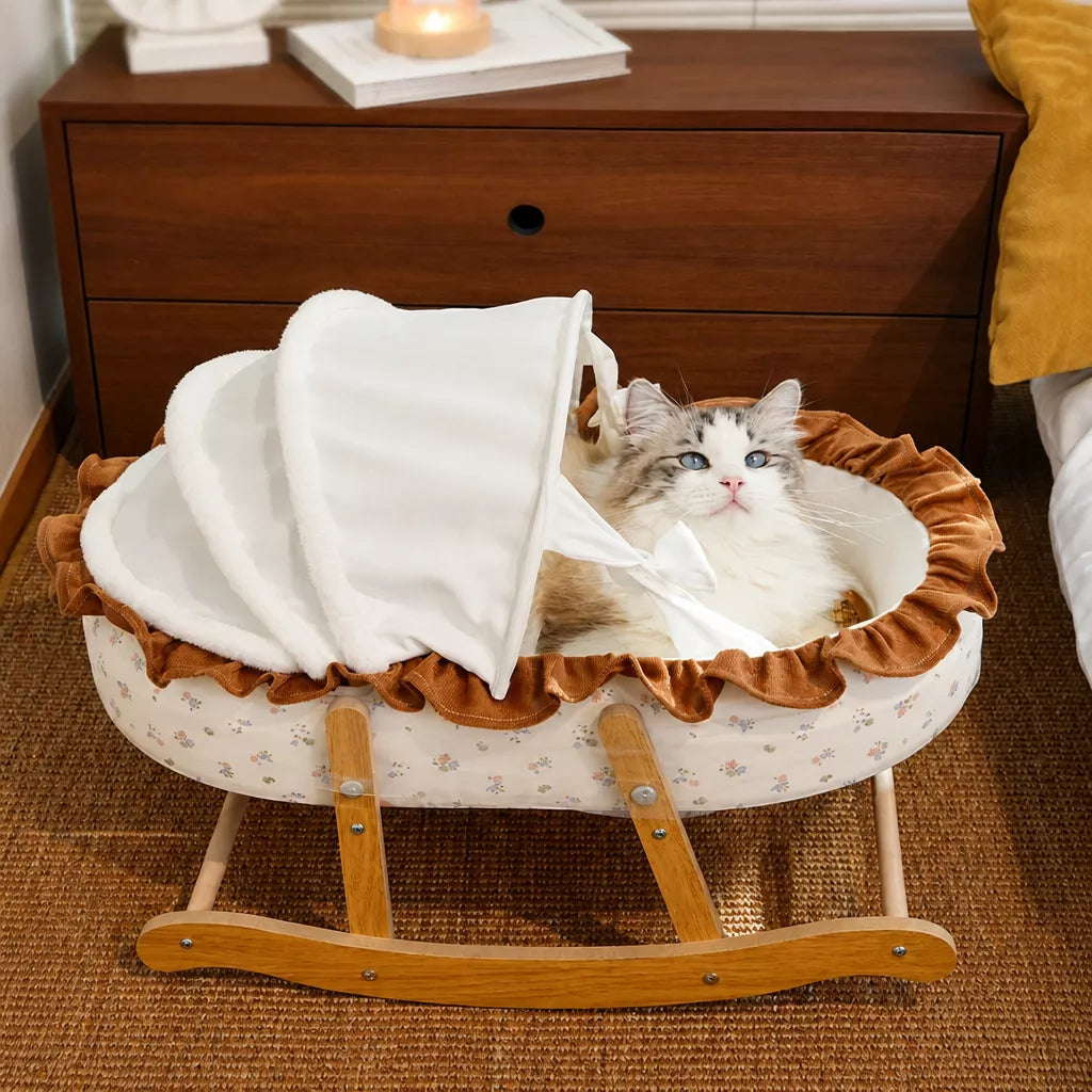 French-Style Rocking Cat Bed