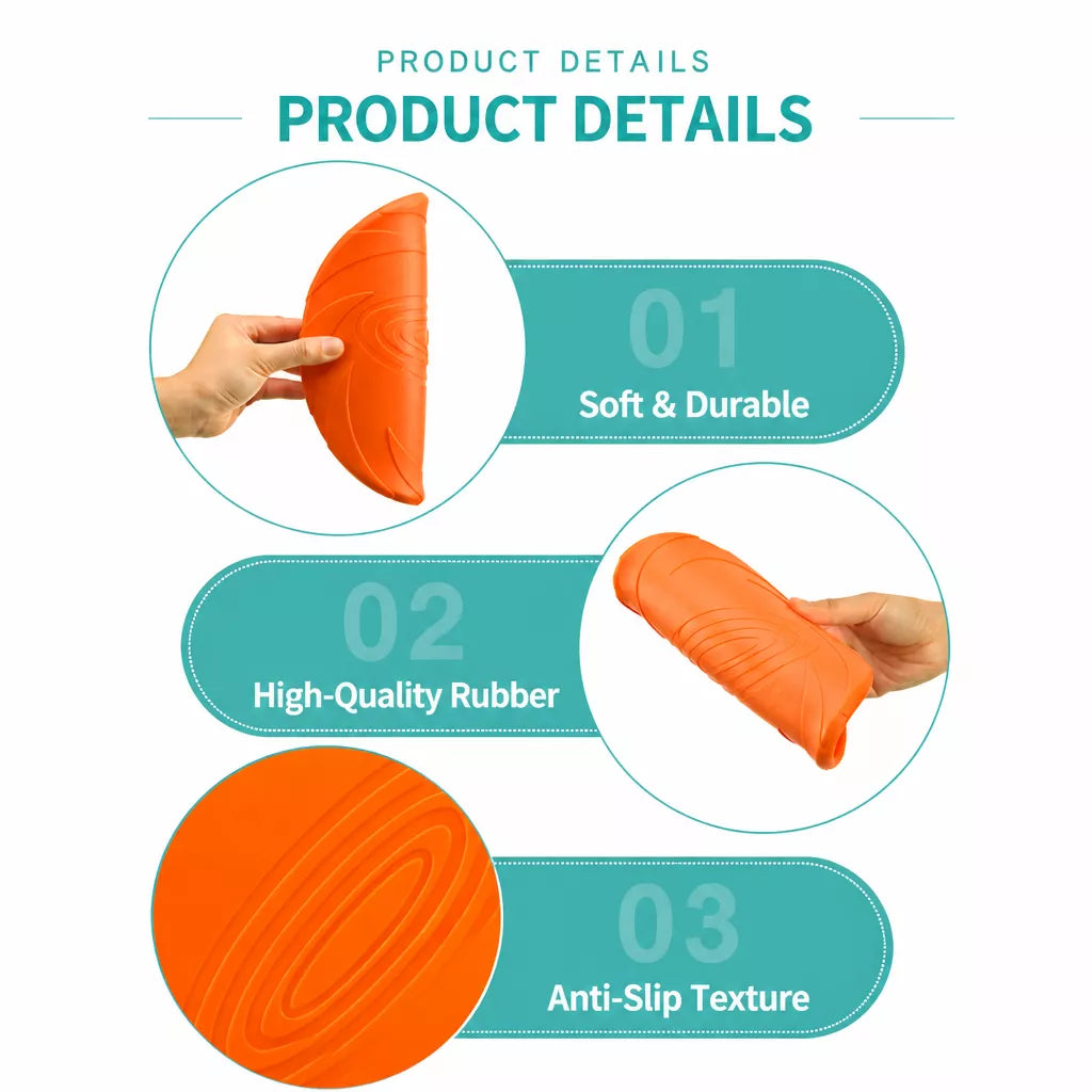 Floating Dog Flying Disc Toy for Training and Interactive Play
