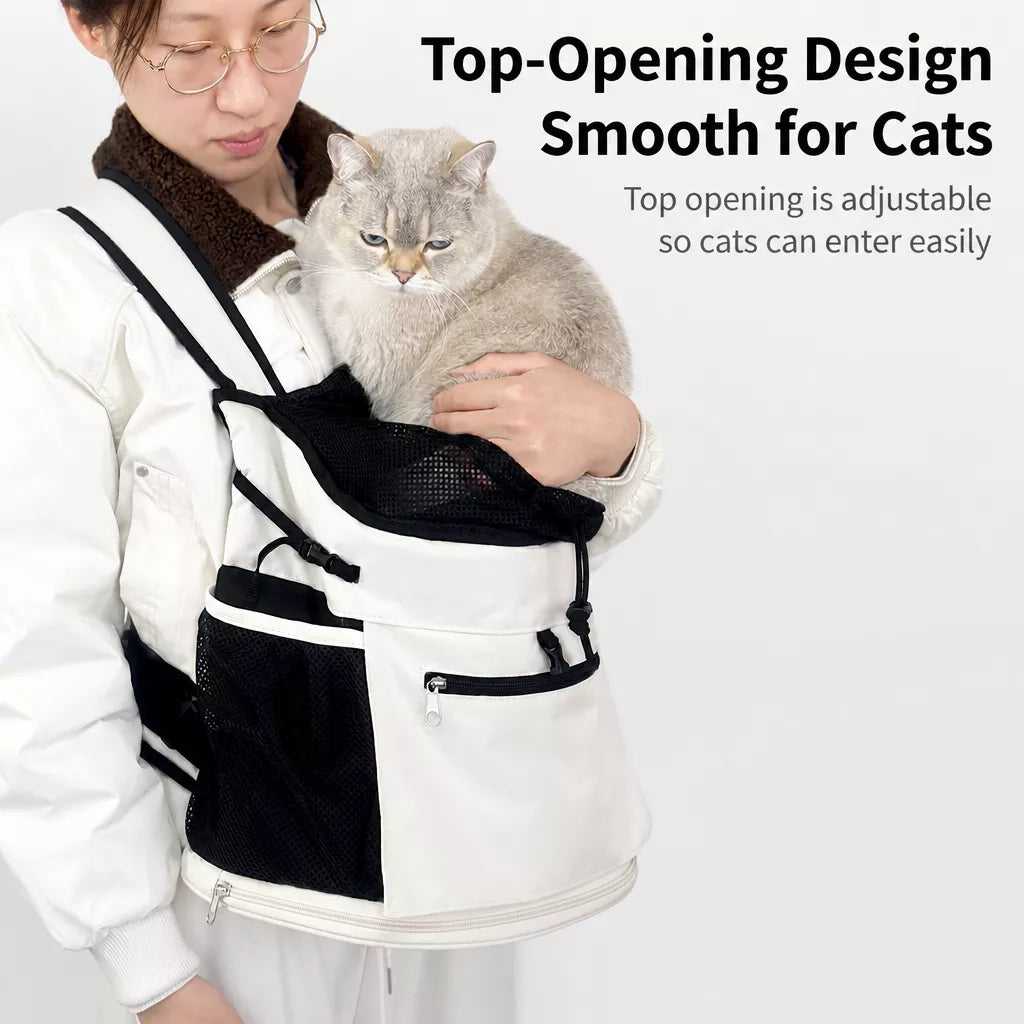 Pet Backpack Carrier for Cats and Small Dogs
