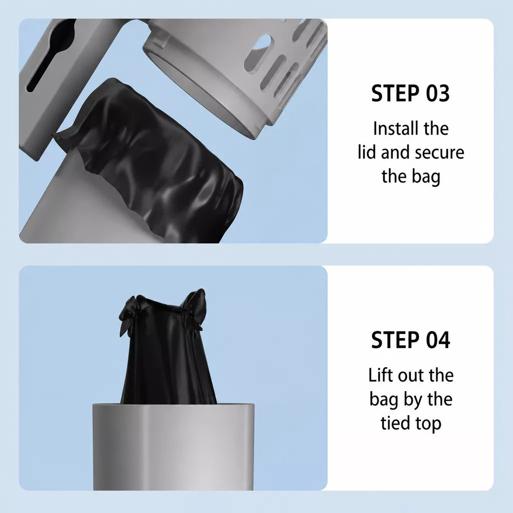 All-in-One Cat Litter Scoop with Bag Roll Holder