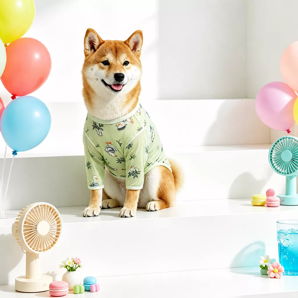 Lightweight Four-Leg Dog Shirt for Summer