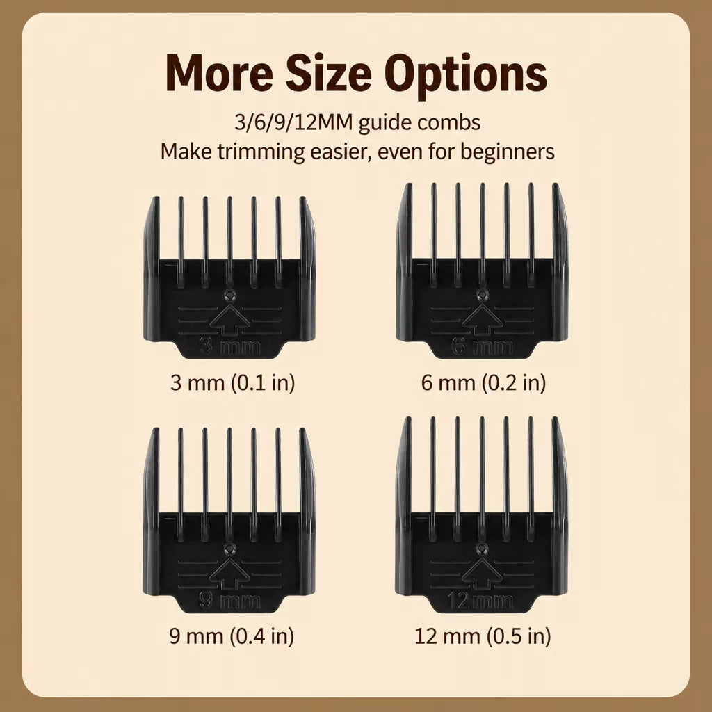 Pet Hair Clipper and Paw Trimmer for Dogs and Cats