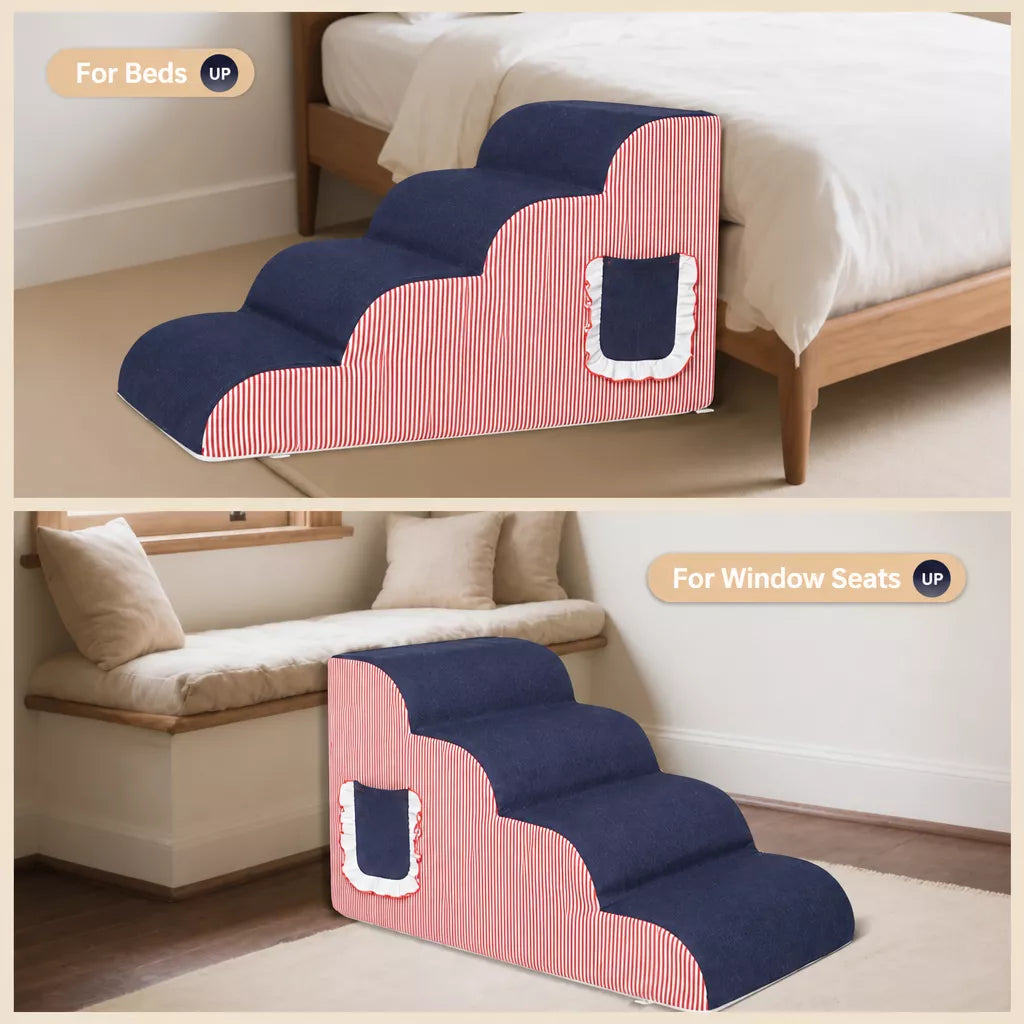 Removable Pet Stairs for Small Dogs, Sofas and Beds