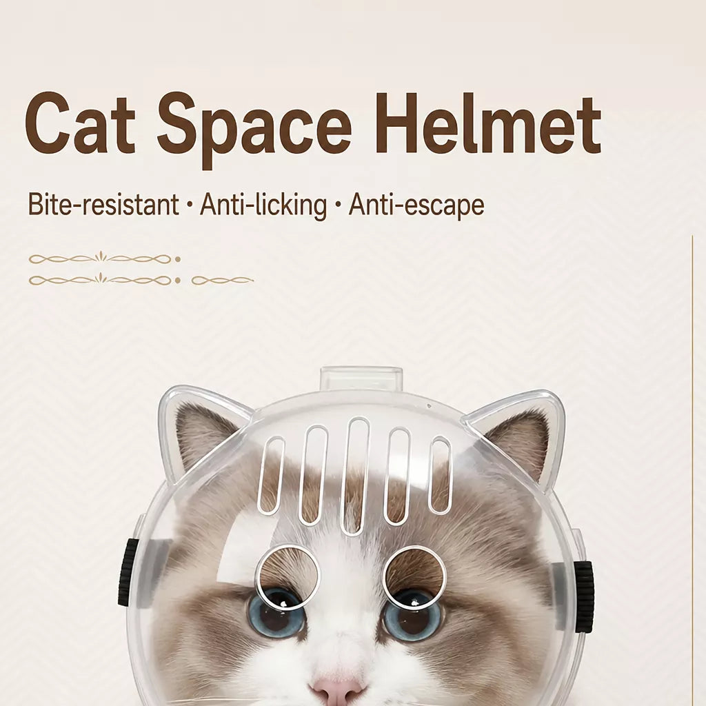 Clear Plastic Cat Elizabethan Collar