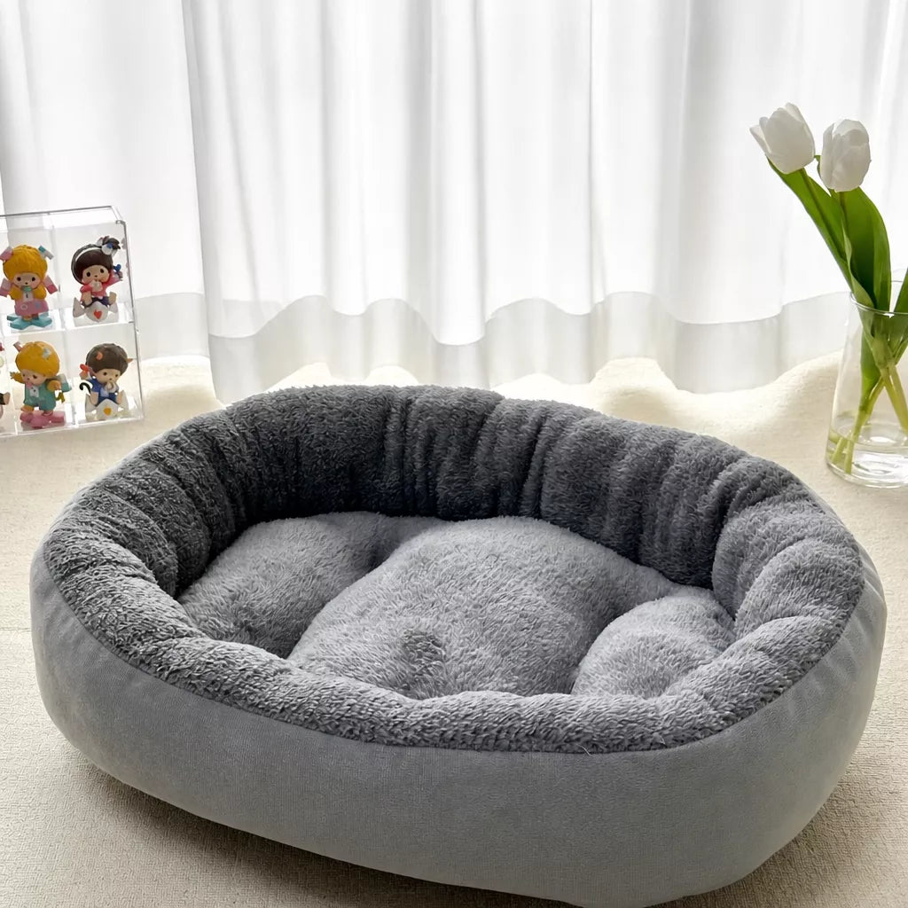 All-Season Dog & Cat Bed with Removable, Washable Cover
