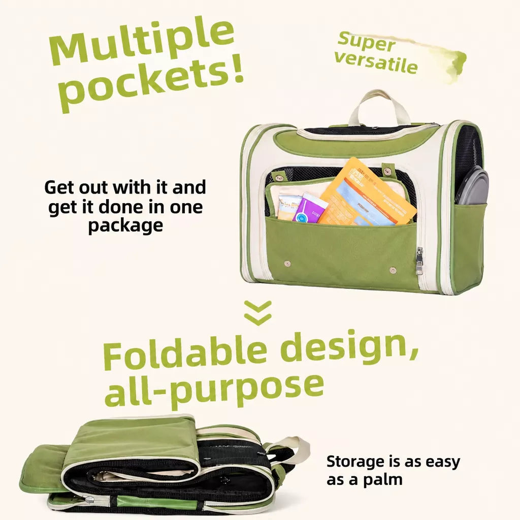 Portable Canvas Cat Carrier
