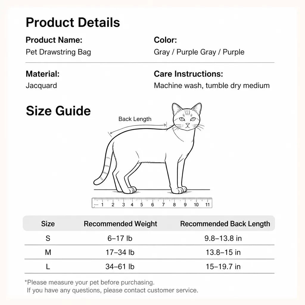Pet Grooming Restraint Bag for Cats and Small Dogs