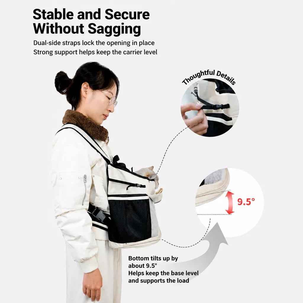 Pet Backpack Carrier for Cats and Small Dogs