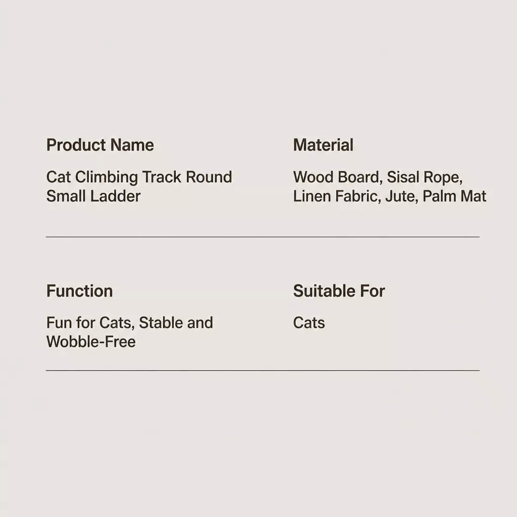 Space-Saving Sisal Cat Scratcher Bed & Climbing Tower